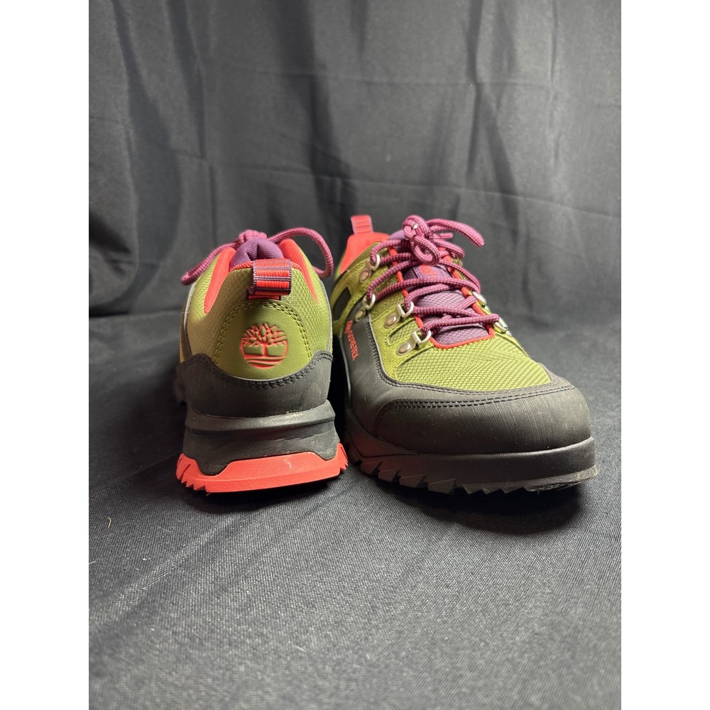 Timberland Gore-Tex‎ Hiking Sneakers Olive Green Purple A5EY Womens 9 Waterproof
